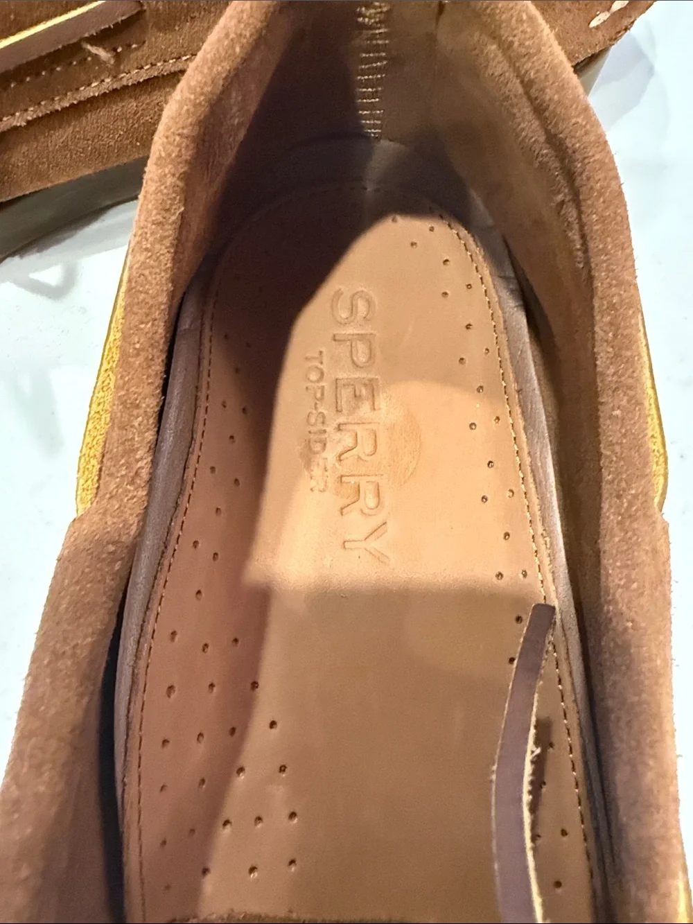 Sperry Top-Sider Men's Casual Suede Lace-Up Shoes - Brown
